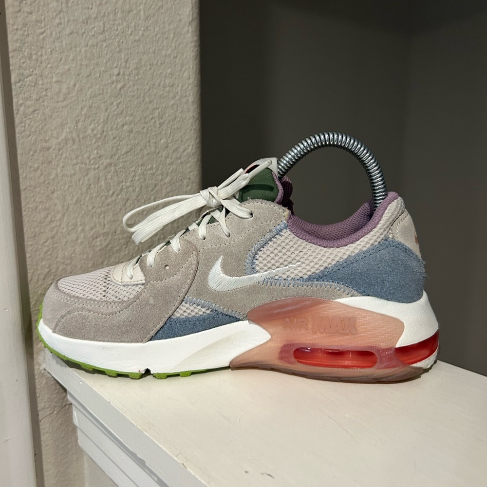 Nike Air Max Excee Running Shoes Womens Sz 5.5 White Pink Blue Grey CD5432-120 - Picture 5 of 9
